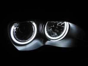 Phares avants xenon Angel eyes BMW Série E60 Série 5