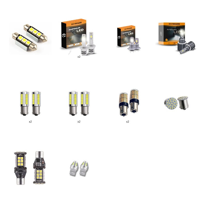 Pack LED FIAT DUCATO Bus (230_) 1.9 TD Panorama/Combinato (1994 à 2002) – Pack Complet main image 0
