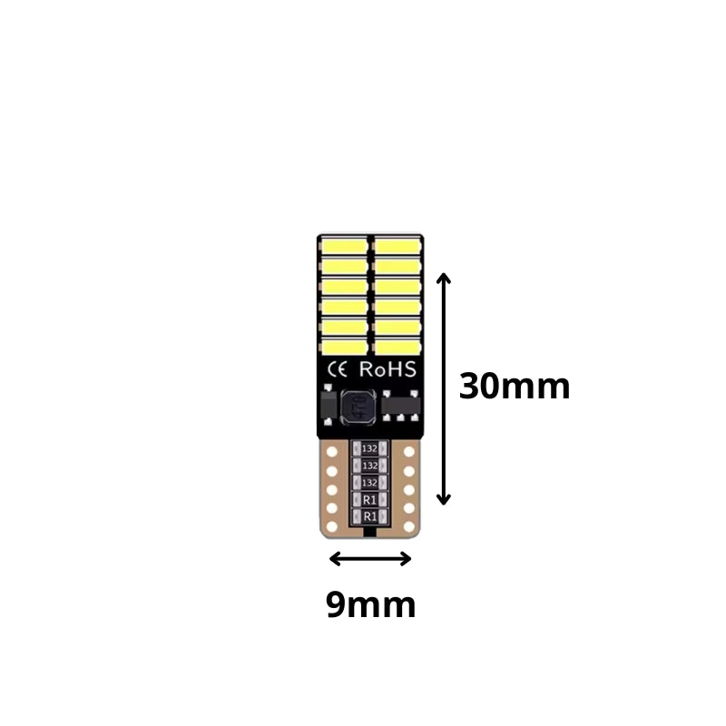 Feux de position / Veilleuses LED pour KIA Venga Van / 3/5 portes (YN) (02.2015 et +) - LED T10 W5W Donicars