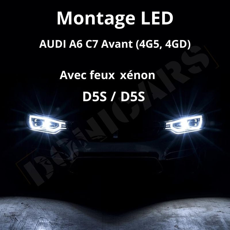 Pack LED AUDI A6 C7 (4G2, 4GC) 3.0 TDI (2014 à 2018) – Pack Complet – Modèle avec phares halogènes main image 1