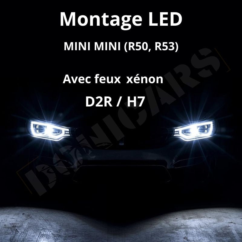 Montage Ampoules LED MINI MINI (R50, R53) D2R/H7 - Installation & régl ...