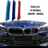 Garniture de calandre BMW Série 2 F22 F45 F23 F46 F44 avant sport Grille M Bandes Performance Donicars