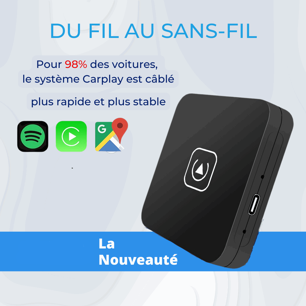 Adattatore Wireless CarPlay E Android Auto - Bluetooth, Plug And Play, Per Auto Con IOS 10+ E Android 11+ - Foto 3