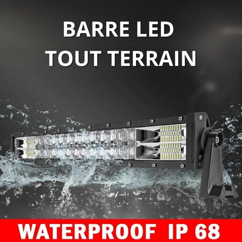 Barre LED 4x4 - Rampe LED 4x4 - 80W - 460mm - 8 leds