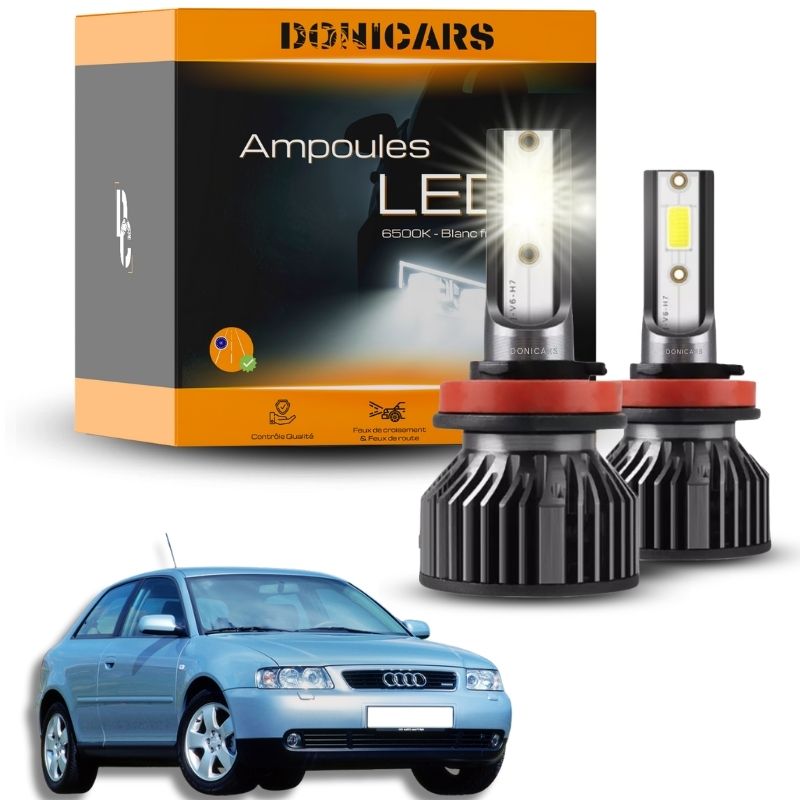 Pack Ampoules LED H1 Audi A3 8L (2001 - 2003)  - Kit LED Donicars