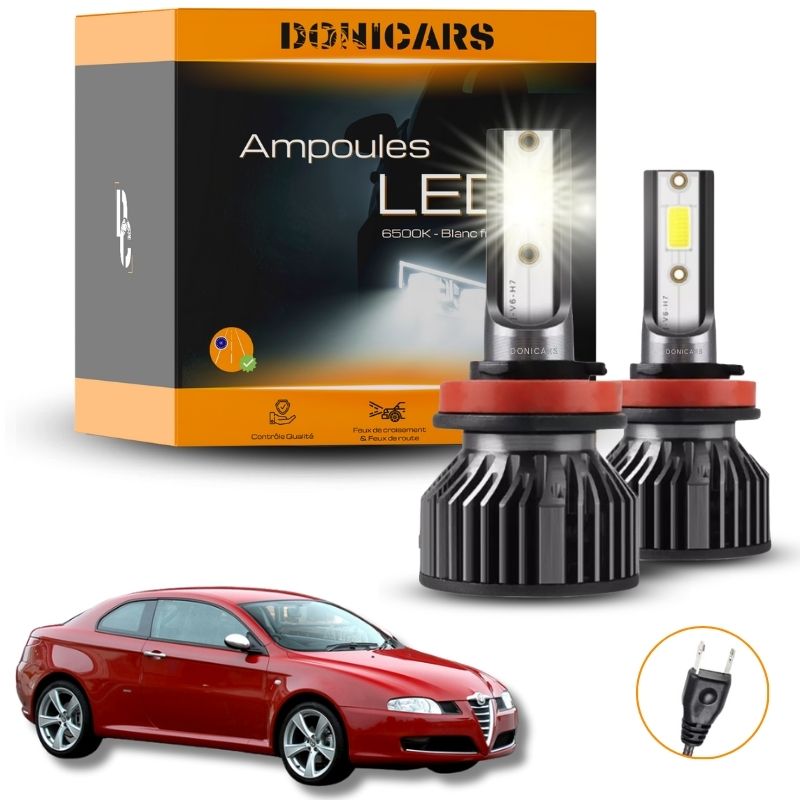Pack Ampoules LED H7 Alfa Romeo GT (2003 - 2010)  - Kit LED Donicars