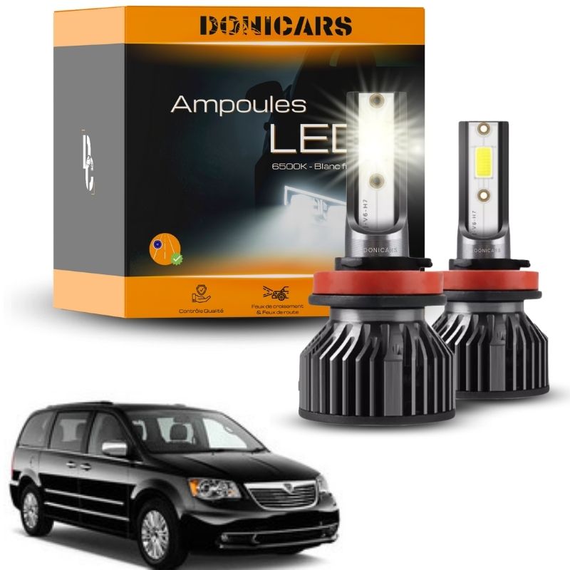 Pack Ampoules LED H11 Lancia Voyager (2011 - 2015)  - Kit LED Donicars