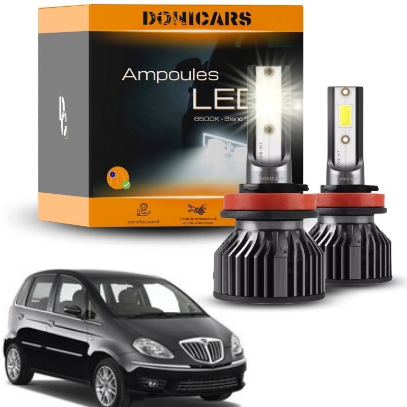 Pack Ampoules LED H1 Lancia Musa (2004 - 2012)  - Kit LED Donicars