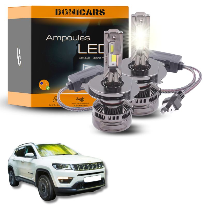 Pack Ampoules LED H4 140W Canbus - Jeep Compass (2006 à 2015) Donicars