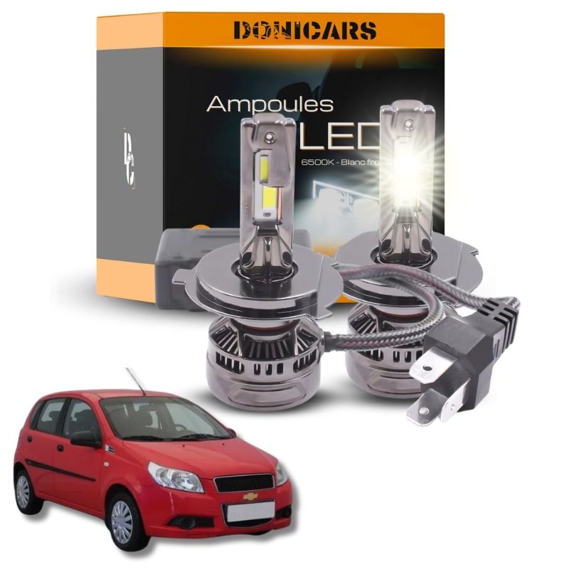 Pack Ampoules LED H4 140W Canbus - Chevrolet Aveo T250 (2005 à 2011) Donicars