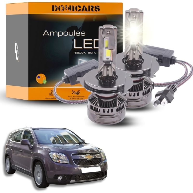 Pack Ampoules LED H4 140W Canbus - Chevrolet Orlando (2011 à 2018) Donicars