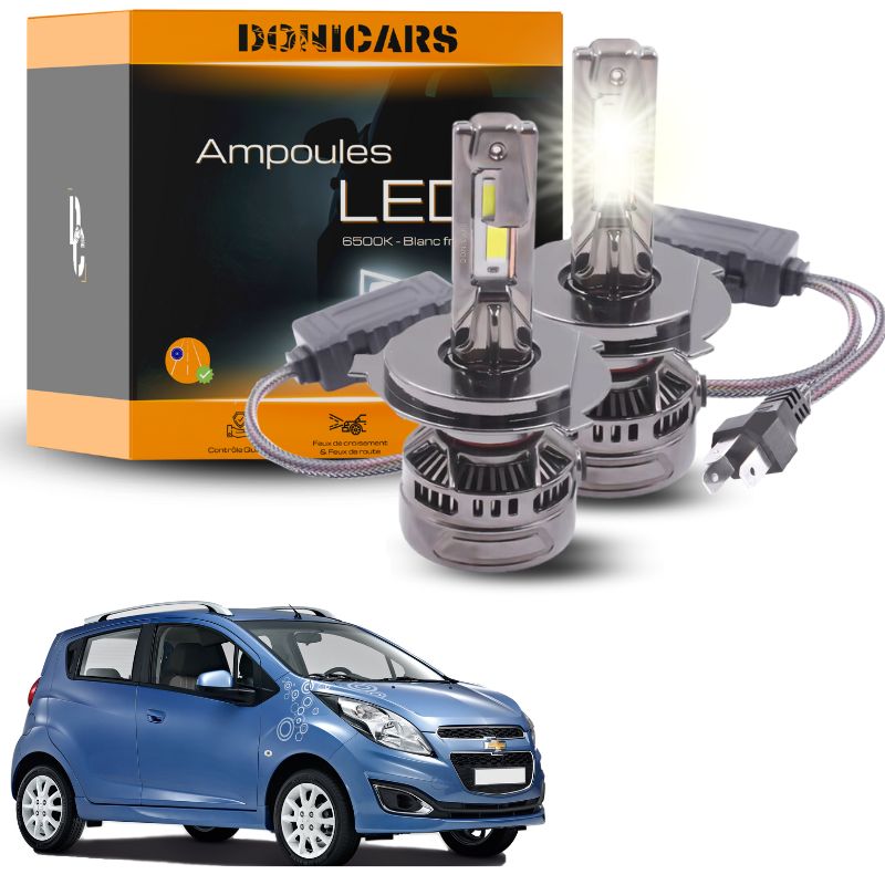 Pack Ampoules LED H4 140W Canbus - Chevrolet Spark 2 (2016 à 2022) Donicars