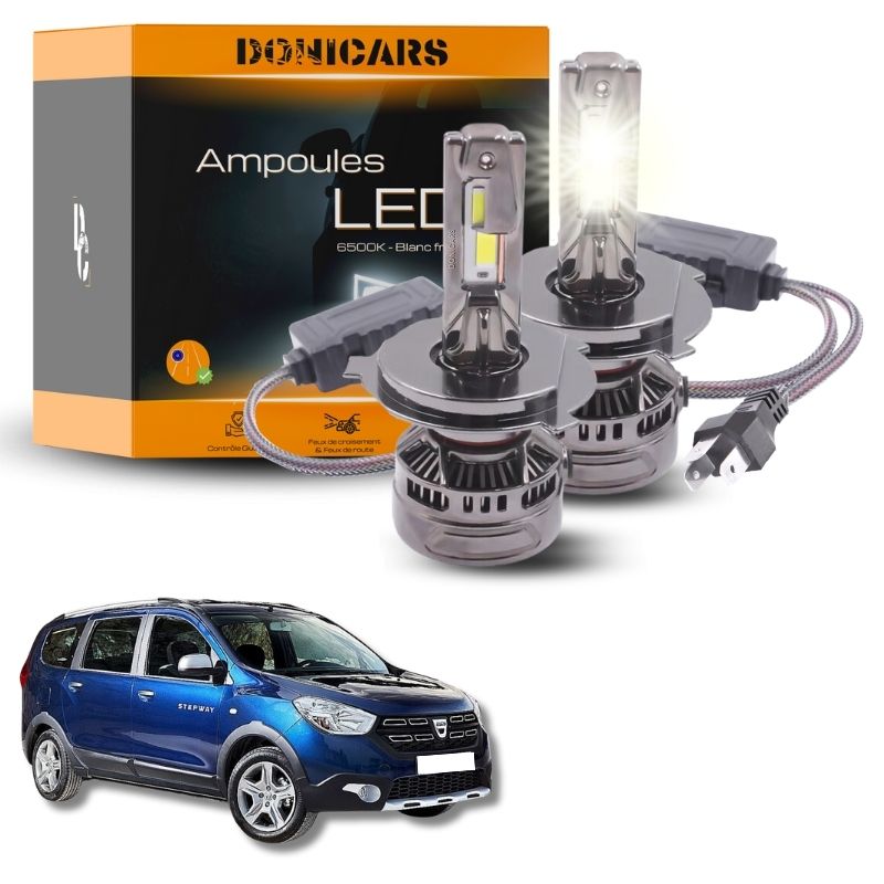 Pack Ampoules LED H4 140W Canbus - Dacia Lodgy (2012 à 2021) Donicars