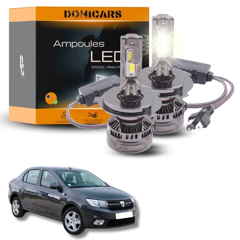 Pack Ampoules LED H4 140W Canbus - Dacia Logan 2 (2012 à 2021) Donicars