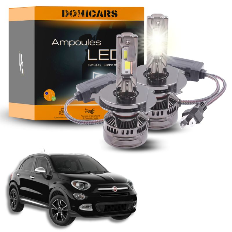 Pack Ampoules LED H4 140W Canbus Fiat 500X (2015 à 2018) Donicars