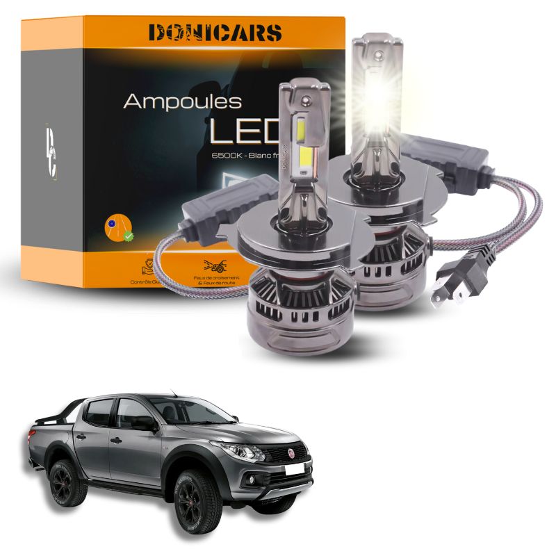 Pack Ampoules LED H4 140W Canbus - Fiat Fullback (2015 à 2020) Donicars