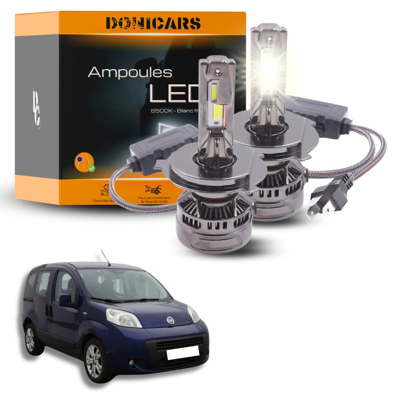 Pack Ampoules LED H4 140W Canbus - Fiat Qubo (2008 à 2020) Donicars