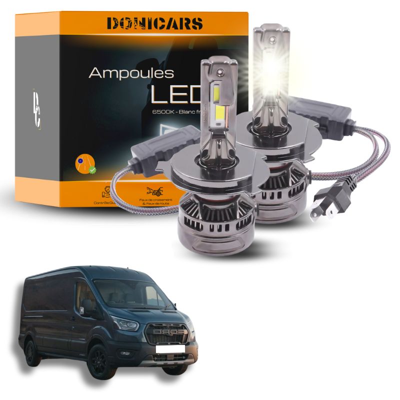 Pack Ampoules LED H4 140W Canbus - Ford Transit (2000 à 2006) Donicars