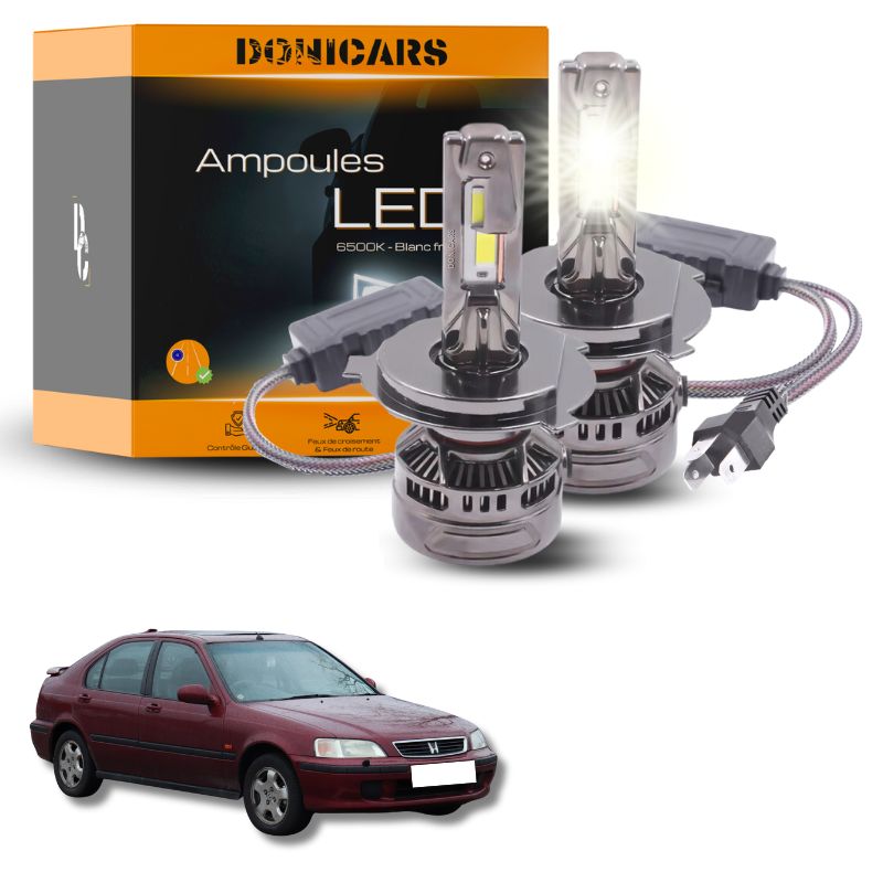 Pack Ampoules LED H4 140W Canbus - Honda Civic 6G (1996 - 2000) Donicars