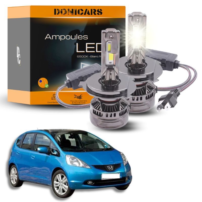 Pack Ampoules LED H4 140W Canbus - Honda Jazz II (2008 - 2015) Donicars