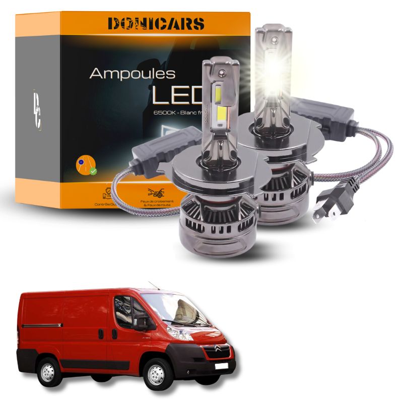 Pack Ampoules LED H4 140W Canbus - Citroën Jumper (1994 à 2006) Donicars