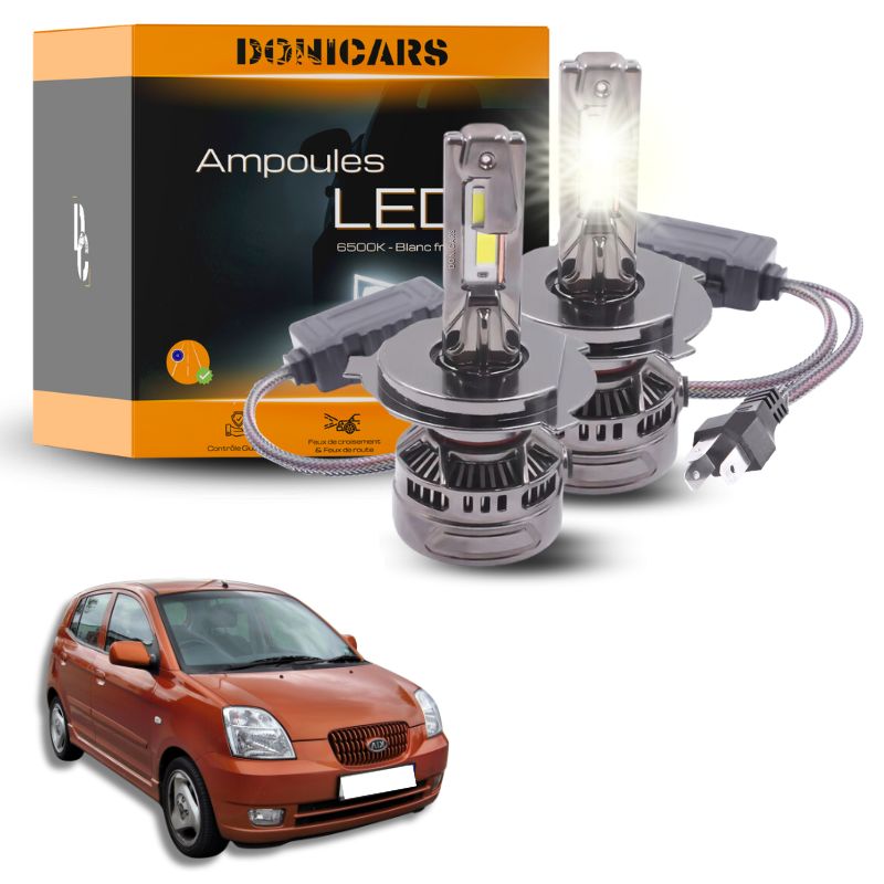 Pack Ampoules LED H4 140W Canbus - Kia Picanto (2004 à 2011) Donicars