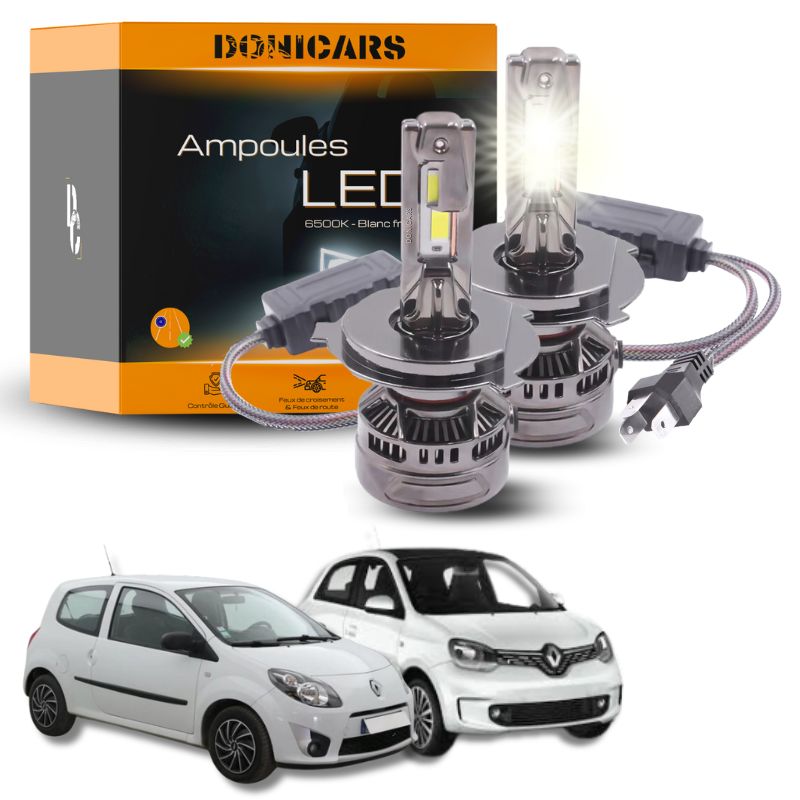 Pack Ampoules LED H4 140W Canbus Renault Twingo 2 MK2 et 3 MK3 (2007-2017) Donicars