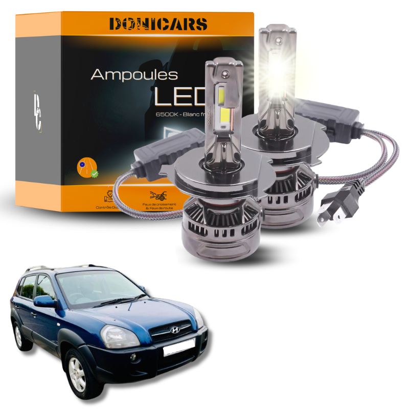 Pack Ampoules LED H4 140W Canbus - Hyundai Tucson 1 (2004 à 2009) Donicars