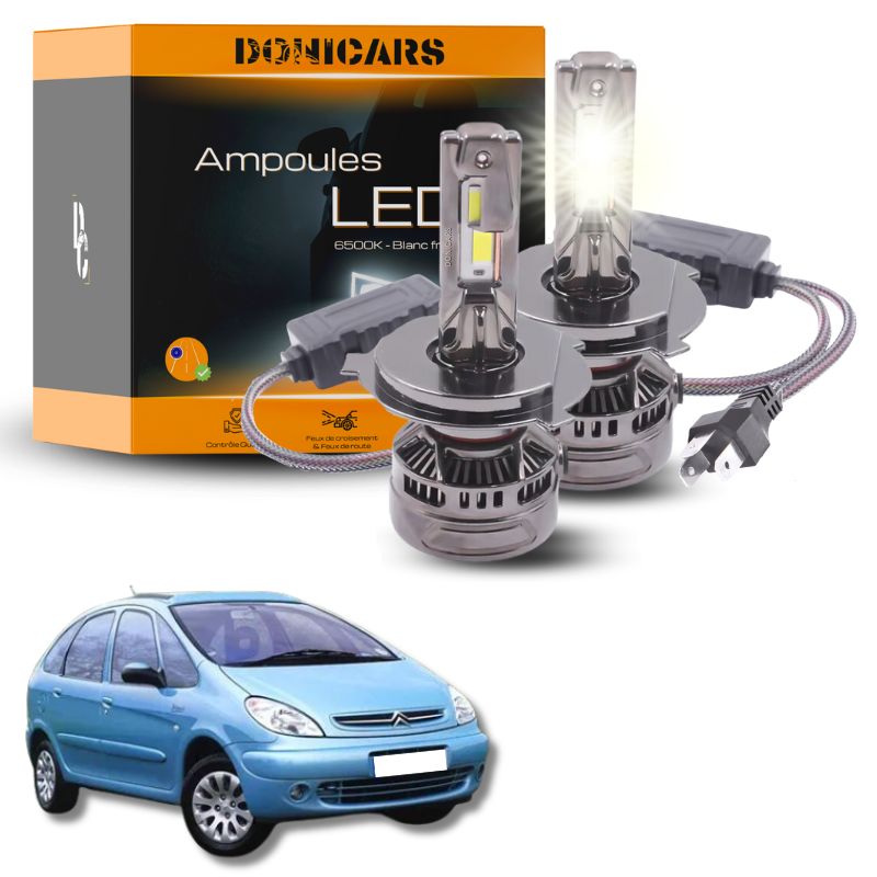 Pack Ampoules LED H4 140W Canbus - Citroën Xsara Picasso (1999 à 2010) Donicars