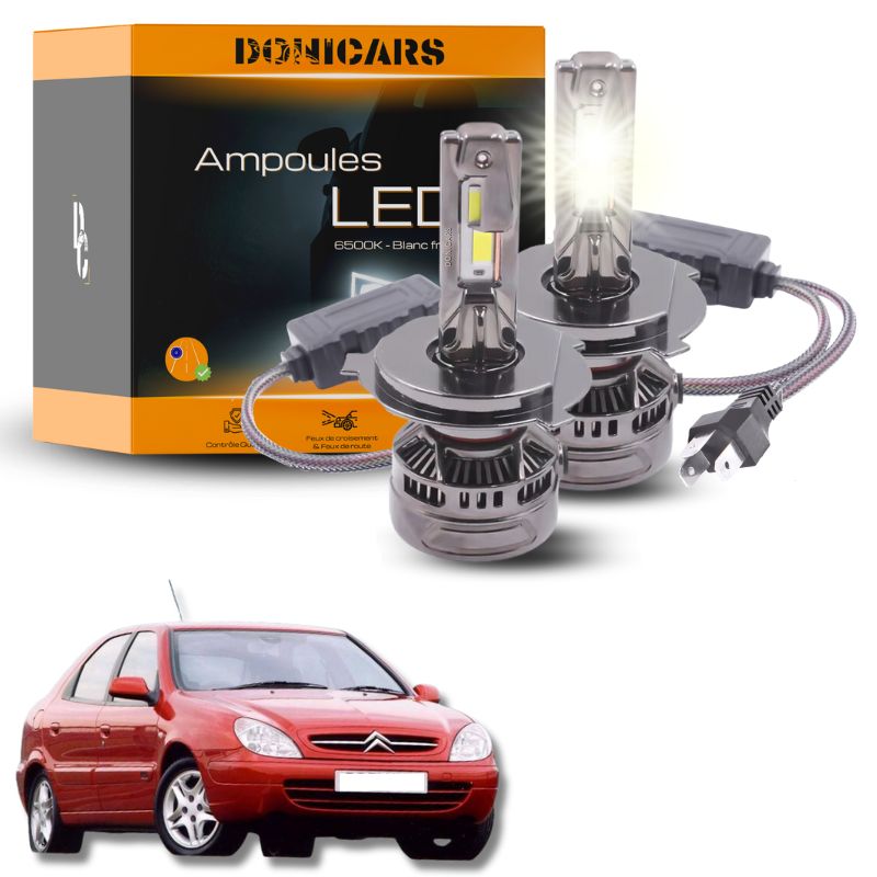 Pack Ampoules LED H4 140W Canbus - Citroën Xsara (1997 à 2006) Donicars