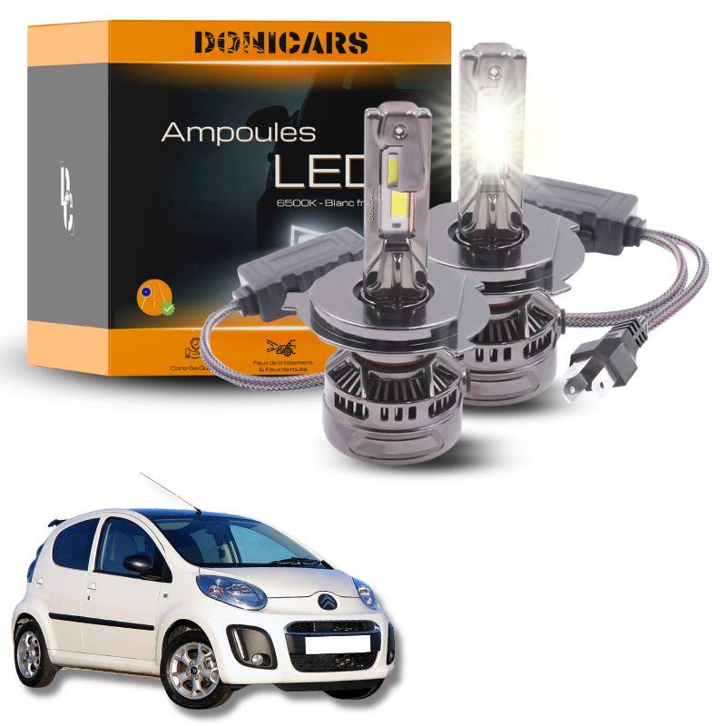 Pack Ampoules LED H4 140W Canbus - Citroën C1 (2005 à 2014) Donicars