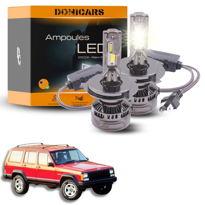 Pack Ampoules LED H4 140W Canbus - Jeep Cherokee (XJ) (1984 à 2001) Donicars