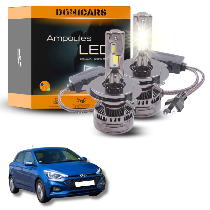 Pack Ampoules LED H4 140W Canbus - Hyundai I20 2 (2014 à 2020) Donicars