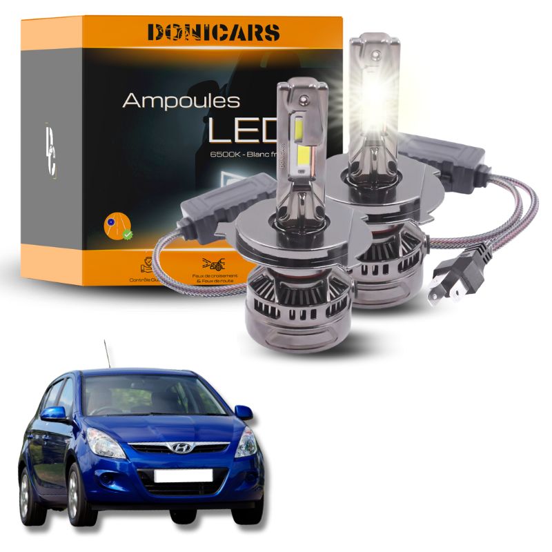 Pack Ampoules LED H4 140W Canbus - Hyundai i20 (2008 à 2012) Donicars