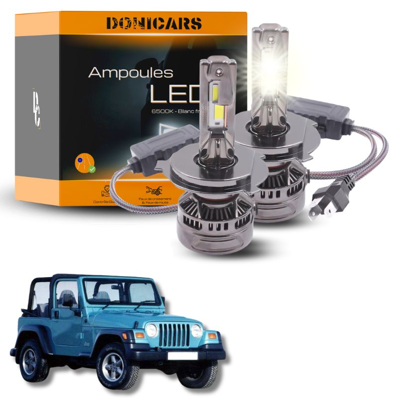 Pack Ampoules LED H4 140W Canbus - Jeep Wrangler 2 (TJ) (1997 à 2006) Donicars