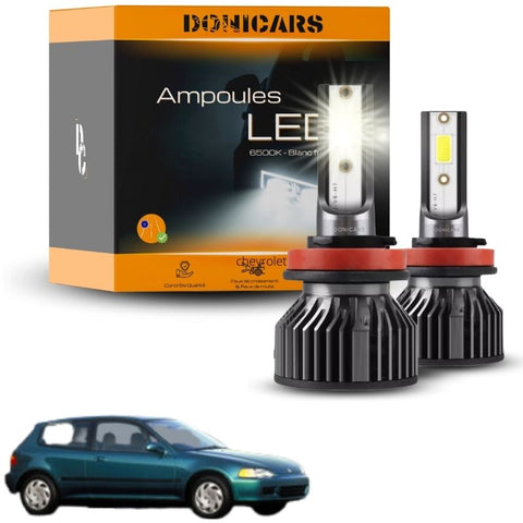 Pack Ampoules LED H4 Honda Civic 5G (1992 - 1995)  - Kit LED Donicars