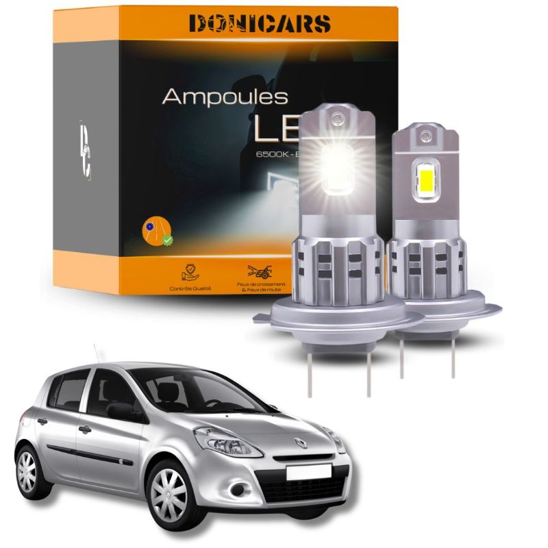 Ampoules LED Clio 3 (2005 à 2014) - Pack Ampoules LED H7 Renault Clio "Type Halogène" Donicars