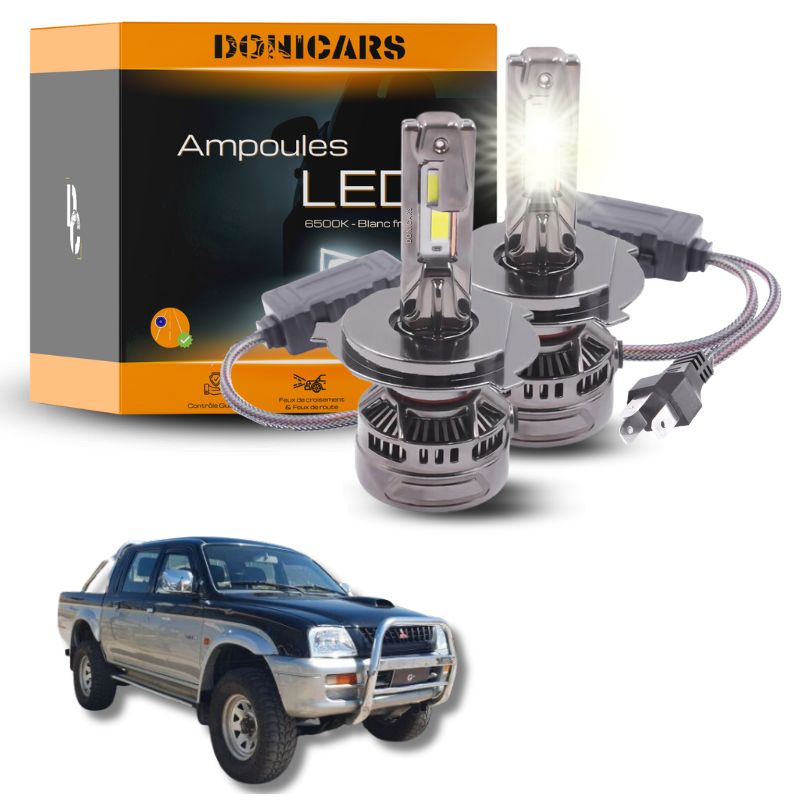 Pack Ampoules LED H4 140W Canbus - Mitsubishi L200 III (1998 à 2006) Donicars