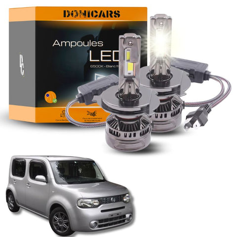 Pack Ampoules LED H4 140W Canbus - Nissan Cube III Z12 (2008 à 2015) Donicars
