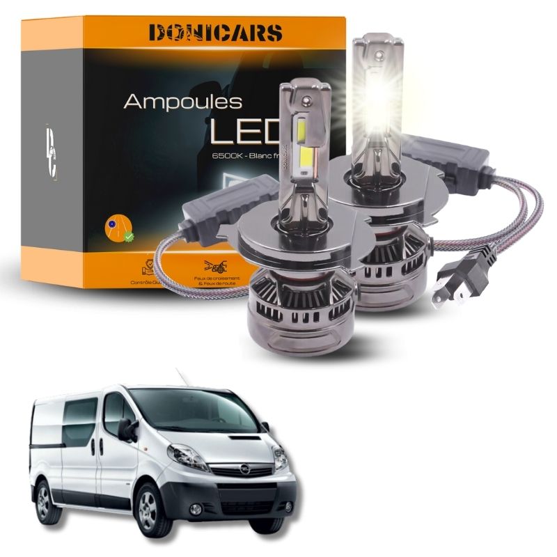 Pack Ampoules LED H4 140W Canbus - Opel Vivaro (2001 à 2014) Donicars