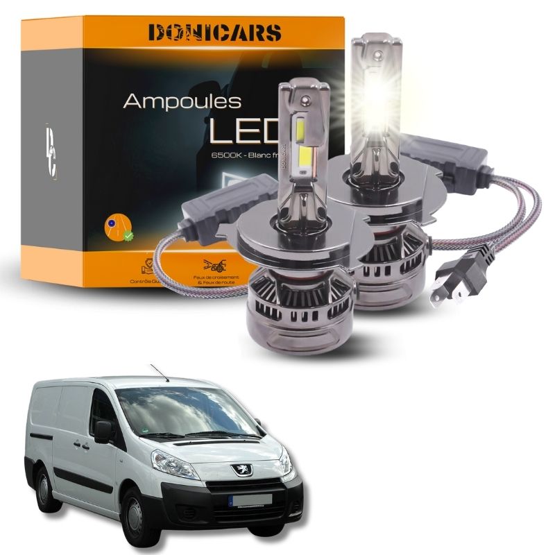 Pack Ampoules LED H4 140W Canbus - Peugeot Expert II (2007 à 2016) Donicars