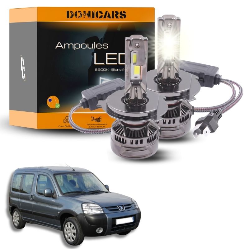 Pack Ampoules LED H4 140W Canbus - Peugeot Partner (1996 à 2008) Donicars