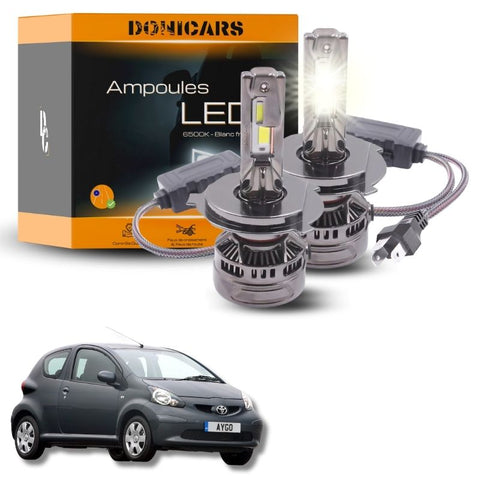Pack Ampoules LED H4 140W Canbus - Toyota Aygo (2005 à 2014) Donicars