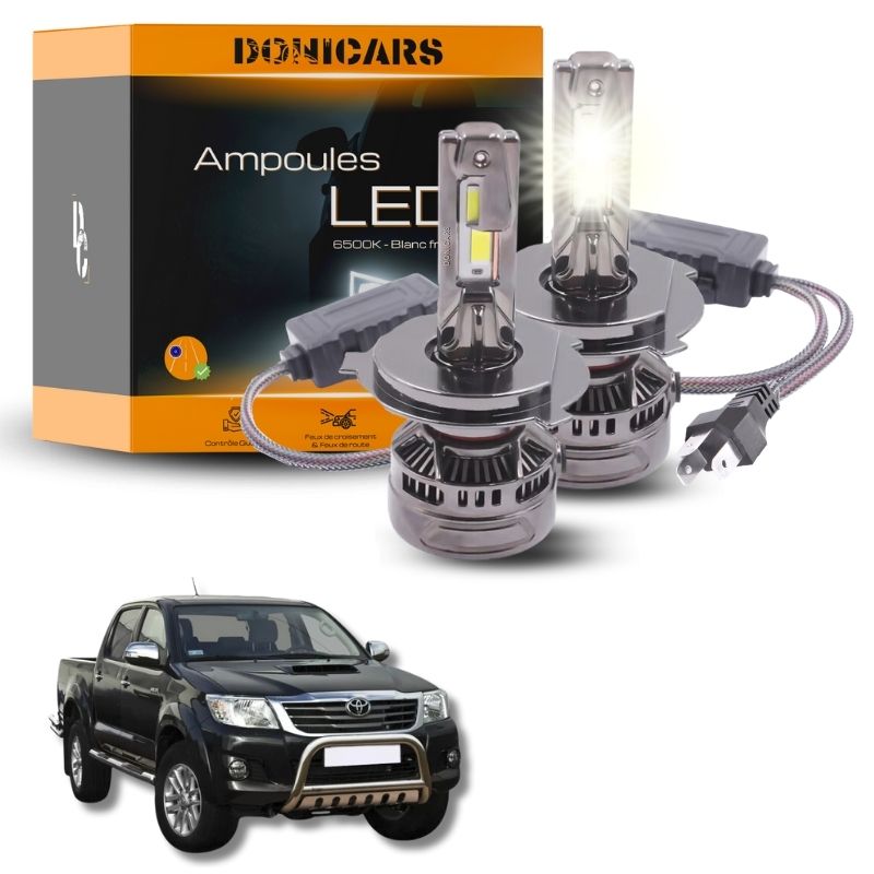Pack Ampoules LED H4 140W Canbus - Toyota Hilux (2005 à 2015) Donicars
