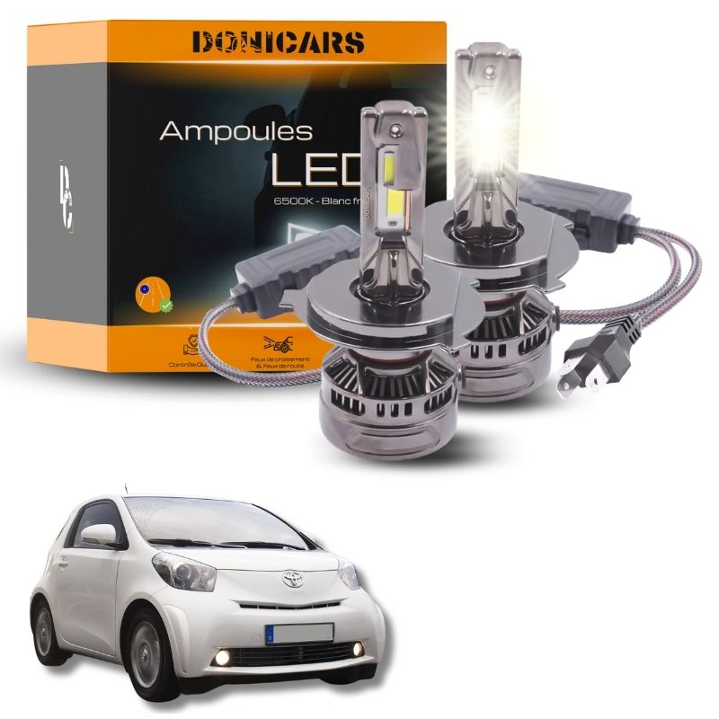 Pack Ampoules LED H4 140W Canbus - Toyota IQ (2009 à 2015) Donicars