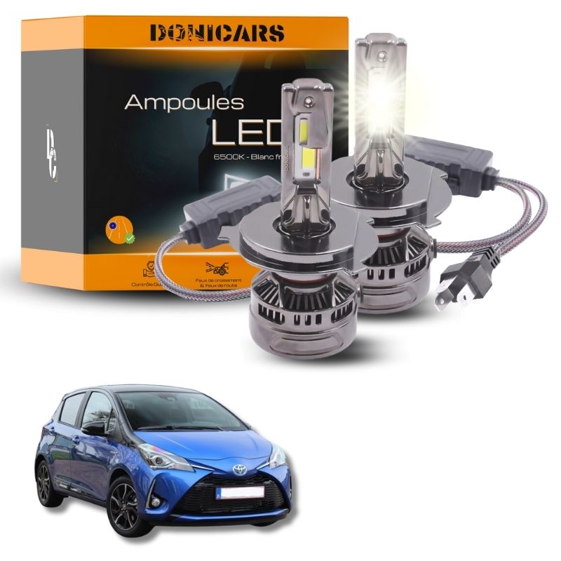 Pack Ampoules LED H4 140W Canbus - Toyota Yaris 3 (2011 à 2020) Donicars