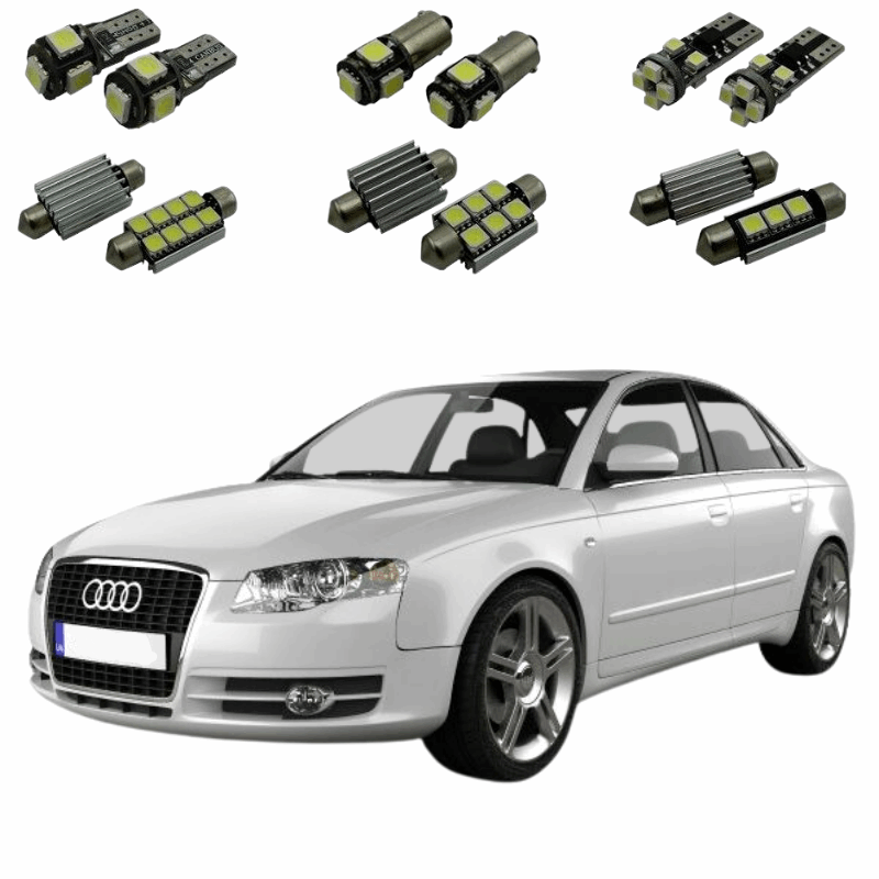 Pack de lámparas de luces/faros Xenón efecto para Audi A4 B6