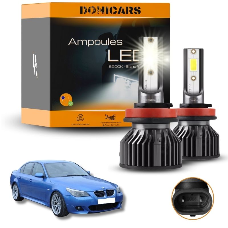 Pack Ampoules LED HB4 Anti Brouillard BMW Série 5 E60 Donicars