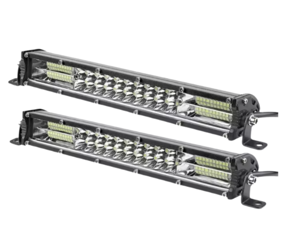 Barre LED calandre 4x4 68W, Camion, Quad et Voiture - Barre LED double rangée 68W Donicars