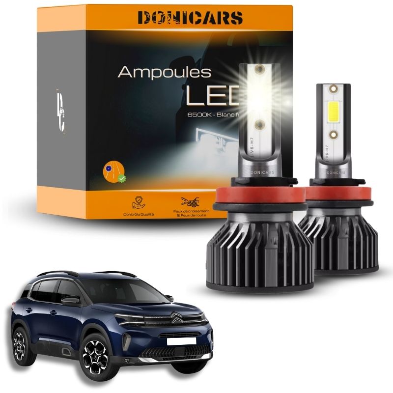 Pack Ampoules LED H7 Citroën C5 Aircross (2018 à 2023) - Kit LED Donicars